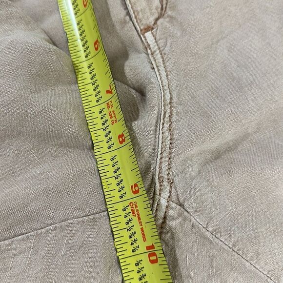 Hei Hei Anthropology Sand Color Mid Rise Straight Leg Cargo Pants - Picture 9 of 9